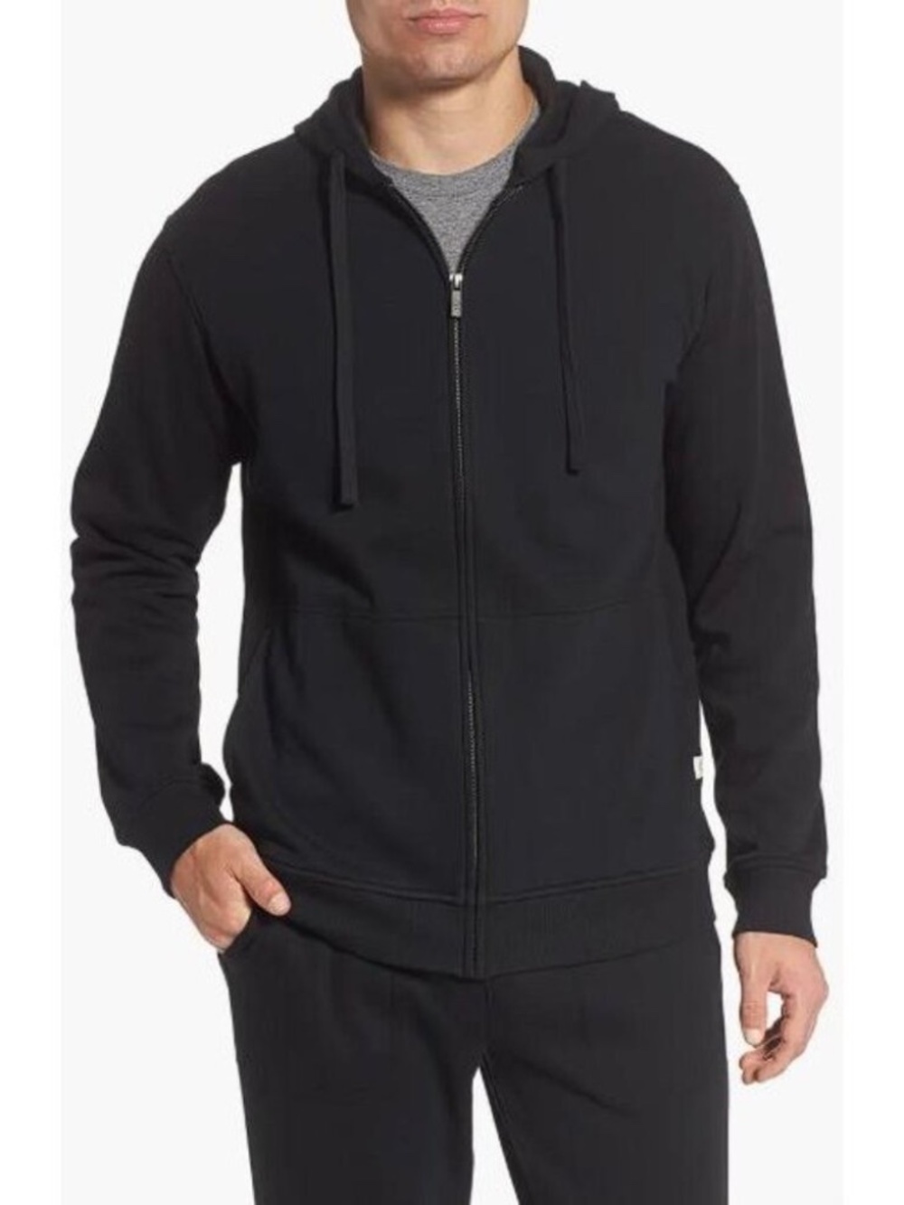UGG Men's Gordon Full-Zip Hoodie Size M In Black